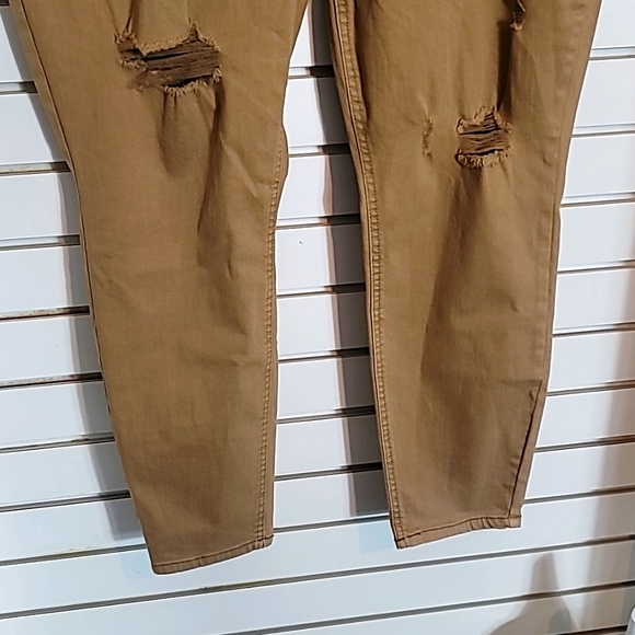 Westbound Woman Jeans 24W High Rise Fit And Skinny Khaki Regular Length - Picture 2 of 9
